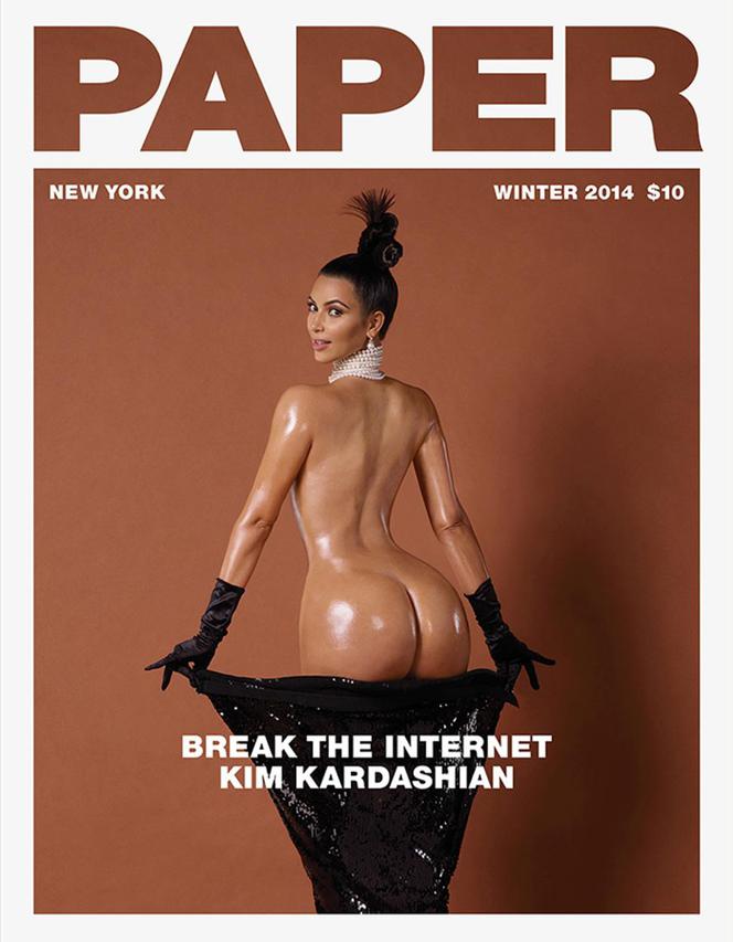 Kim Kardashian na okładce "Paper Magazine"