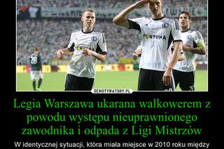 Legia Warszawa walkower memy