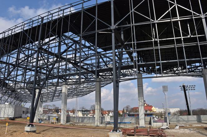 Budowa stadionu w Szczecinie - marzec 2020