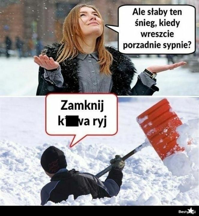 Najlepsze zimowe memy 