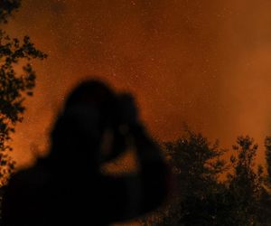 Groza w Portugalii! Tornado ognia i trąba z pyłów