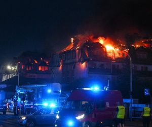Pożar w Ząbkach.