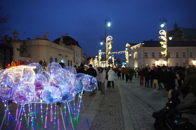 Świąteczna iluminacja Traktu Królewskiego 7.12.2024