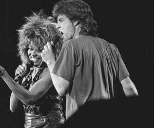 Tina Turner, Mick Jagger. 1985r.