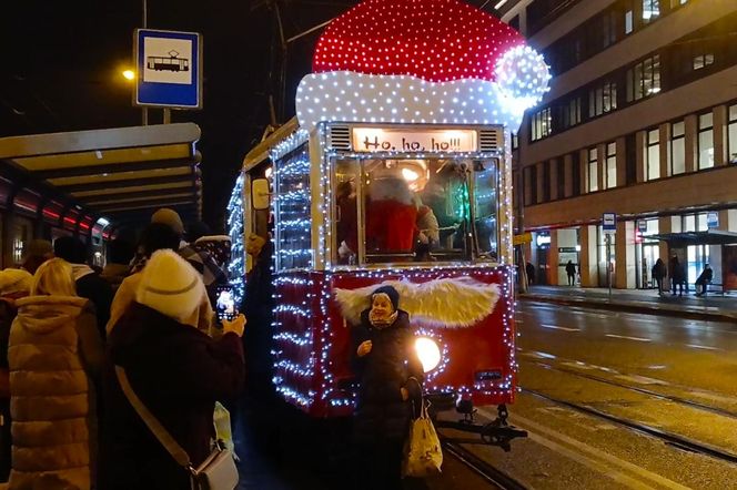 Mikołajkowy tramwaj w Szczecinie