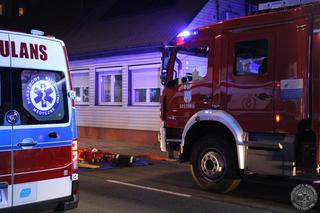 Pożar w Gostyninie. Płonął drewniany dom, w środku krzyczały dzieci!