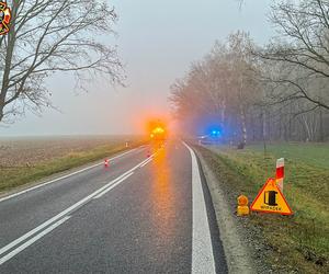 Dramatyczny wypadek w Sokołowicach. Cud, że nikt nie zginął