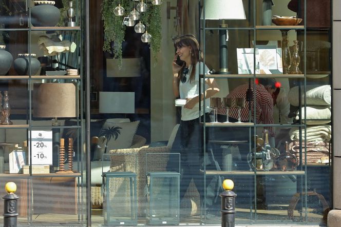 Agnieszka Dygant sobie dogadza