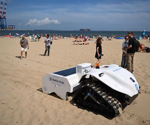 Autonomiczny robot będzie czyścił plażę w Gdańsku
