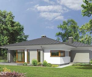 Projekt parterowego domu do 120 m² z 4 pokojami. Projekt domu Bliski sercu z katalogu Muratora