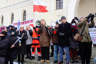 Protest antyszczepionkowców w Lublinie. Początek był przerażający