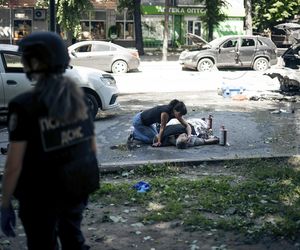 Miasto Sumy na Ukrainie.