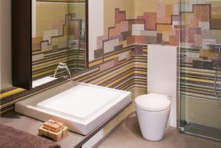 Efektowna i ekskluzywna łazienka z piękną mozaiką