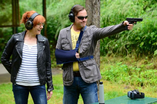 Komisarz Alex 6 sezon odc. 5. Ryszard Puchała (Ireneusz Czop), Lucyna (Magdalena Walach)