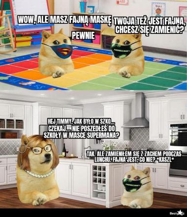 Memy o szkole 2020. Nauka u dobie koronawirusa. Żarty z nowej sytuacji 