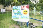Ogrodzony plac zabaw na Winogradach