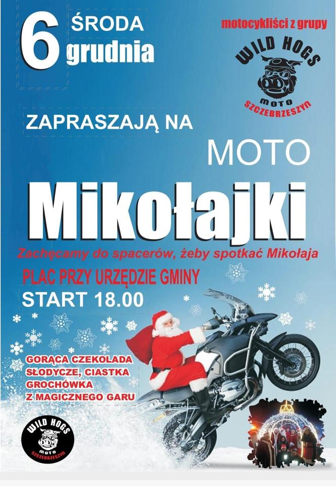 moto mikołajki w  Szczebrzeszynie