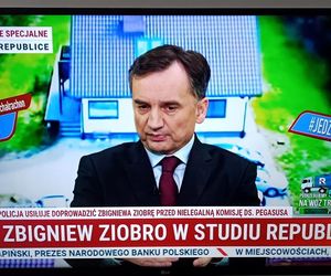 Zbigniew Ziobro w studio TV Republika