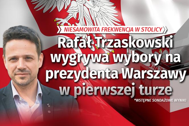 Rafał Trzaskowski wygrywa wybory na prezydenta Warszawy w pierwszej turze