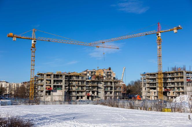 Budowa osiedla Apartamenty Literacka w Warszawie [styczeń 2024 r.]