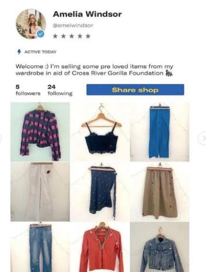 Szok! Seksowna kuzynka księcia Williama sprzedaje swoje staniki dla goryli