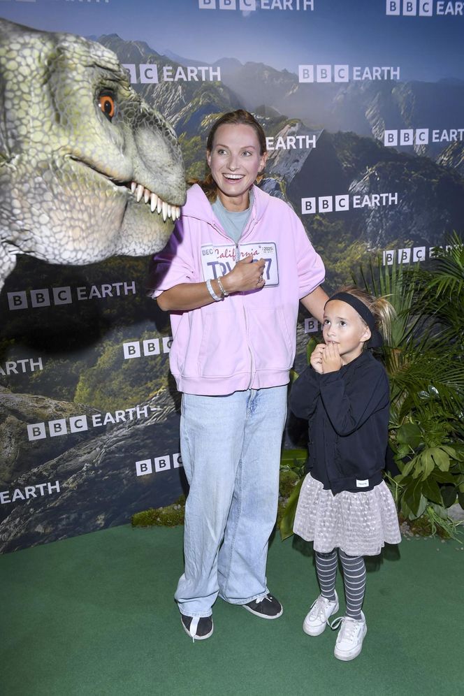 "Wędrówki z dinozaurami": Joanna Moro z córką