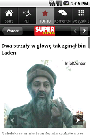 Super Express na platformie Android