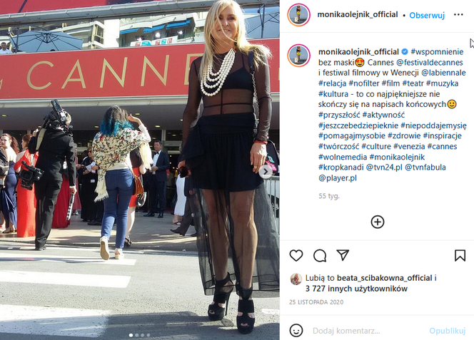 Monika Olejnik i jej dziwne buty