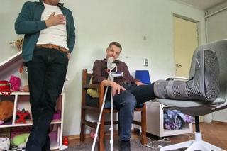 M jak miłość na planie nowego sezonu po wakacjach 2023. Paweł (Rafał Mroczek), Piotrek (Marcin Mroczek)