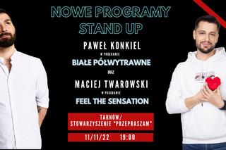 Stand-up w Tarnowie. Maciej Twarowski i Paweł Konkiel w Stowarzyszeniu „Przepraszam”