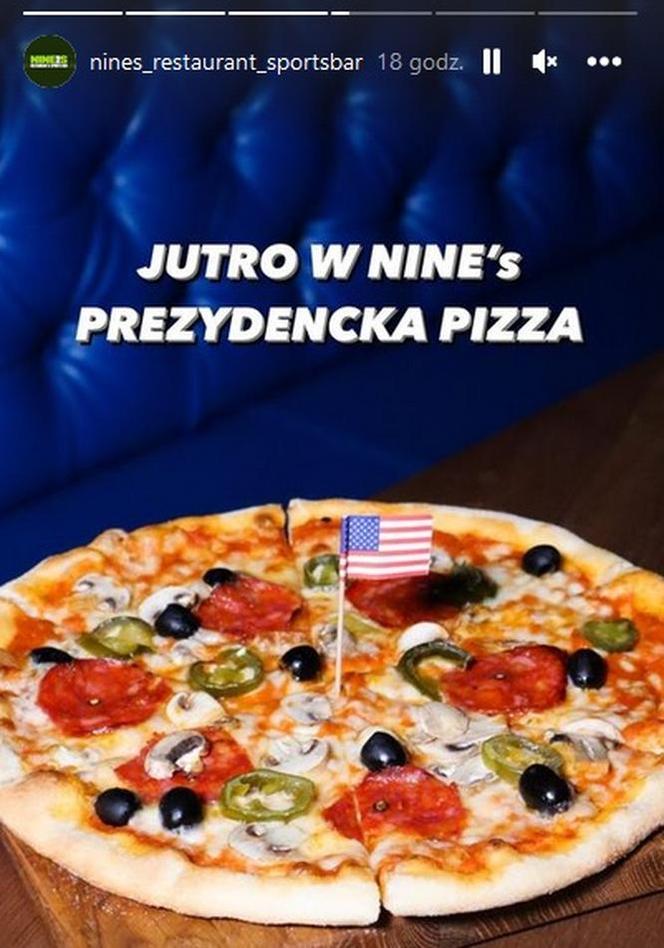 Pizza prezydencka w restauracji Lewandowskiego