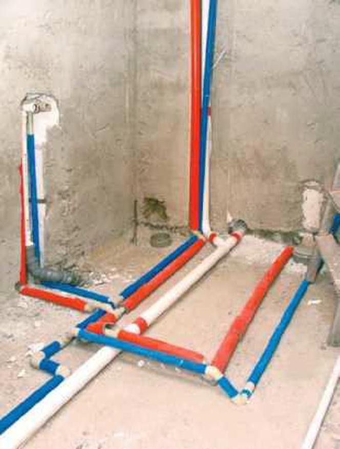 Rury w instalacji wodnej