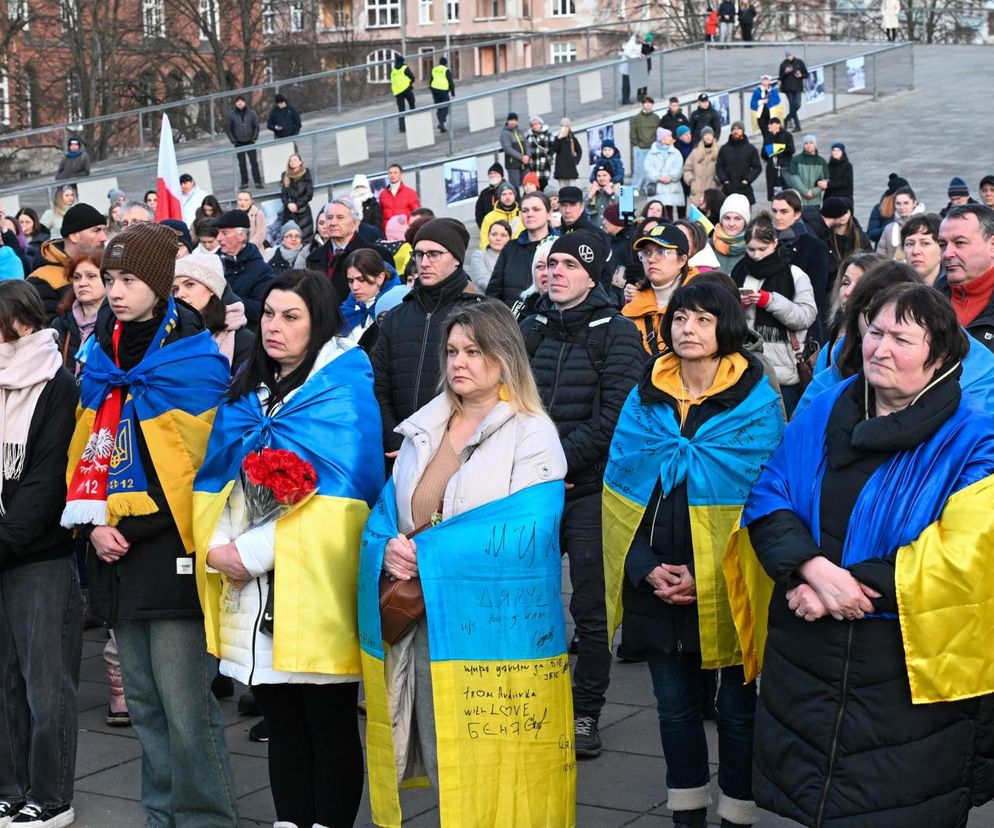 Szczecinianie i Ukraińcy na wspólnej demonstracji. Do tej pory nie wierzymy czy to sen, czy to rzeczywistość