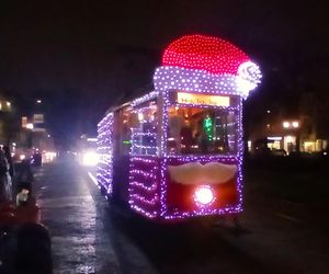 Mikołajkowy tramwaj w Szczecinie