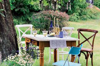 Aranżacje stołów w ogrodzie