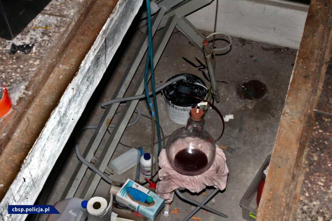 CBŚP zlikwidowało laboratoria metamfetaminy