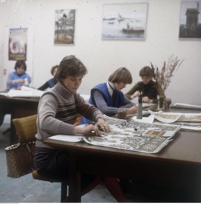 Fabryka dywanów w Białymstoku, 1979 r.
