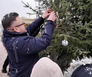 Na rynku w Mordach stanęła choinka