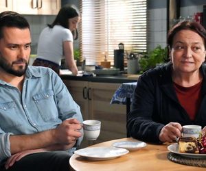 Barwy szczęścia odc. 3044. Bogusia (Halina Bednarz), Damian (Michał Lesień-Głowacki)