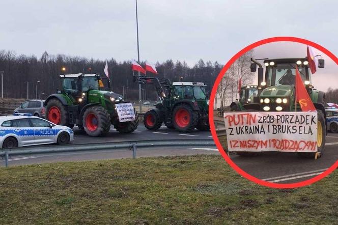 Protest rolników w Śląskiem