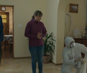 	Barwy szczęścia odc. 3185. Majak (Łukasz Borkowski), Szymańska (Agata Pruchniewska)