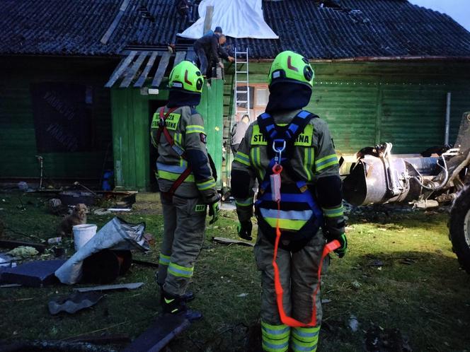 Trąba powietrzna w Łódzkiem. Zniszczenia w gminie Poświętne