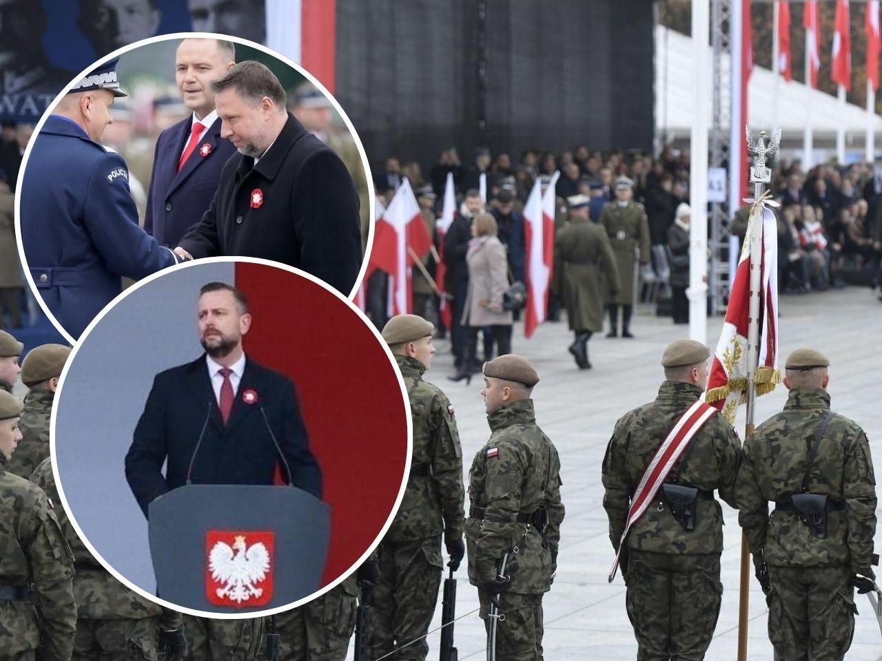 Gwizdy i buczenia niosły się po placu Piłsudskiego. Minister Kierwiński reaguje: "Dz…