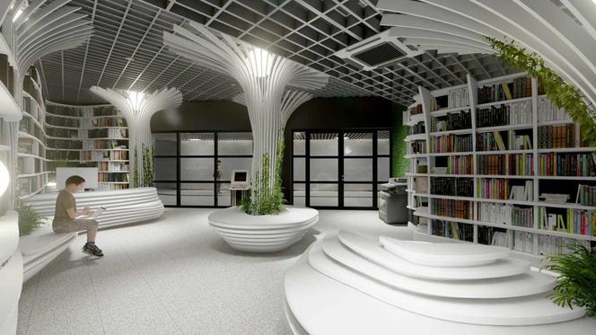 Metroteka, czyli podziemna biblioteka przy stacji metra Kondratowicza