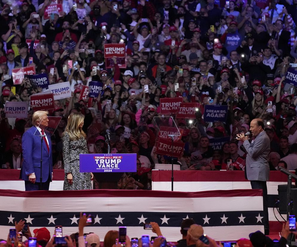 Wiec Trumpa na Madison Square Garden