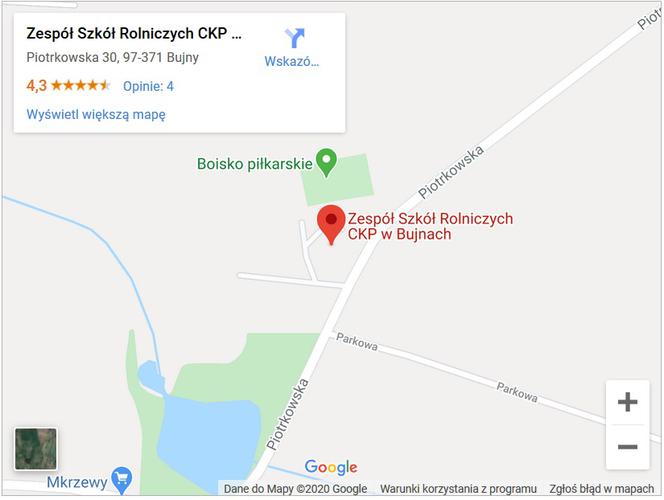 Zespół Szkół Centrum Kształcenia Praktycznego w Bujnach im. Wincentego Witosa