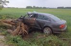 Tragedia pod Skierniewicami. 28-letni kierowca zginął po zderzeniu z drzewem