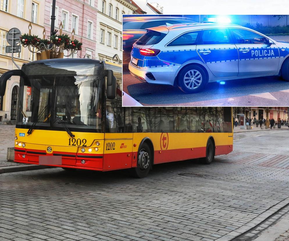 Wielki huk w warszawskim autobusie. Wyleciały szyby, pasażerowie zaczęli krzyczeć