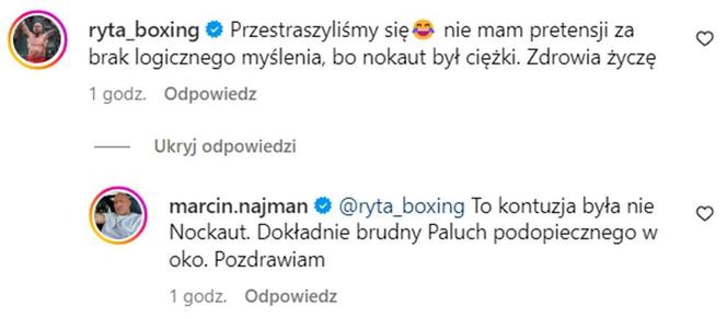 Marcin Najman kontra Ryta - trener Jacka Murańskiego