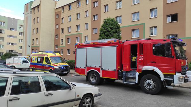 Przypalona kolacja w Białymstoku. Interwencja strażaków w bloku przy ul. Magnoliowej